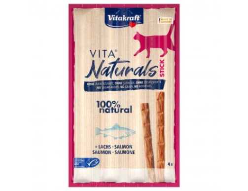 STICKS VITANATURALS SAUMON POUR CHAT X4