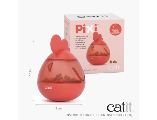 PIXI DISTRIBUTEUR FRIANDISES ROOSTER ROUGE