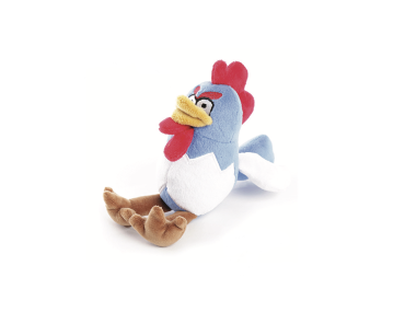 PELUCHE COQ TRICOLORE