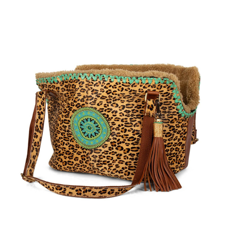 SAC DE TRANSPORT LEOPARD LILY