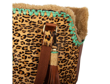 SAC DE TRANSPORT LEOPARD LILY