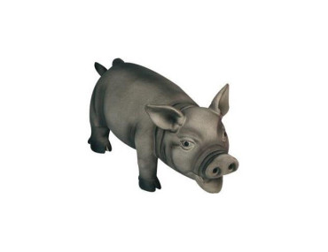 COCHON LATEX GRIS 22CM