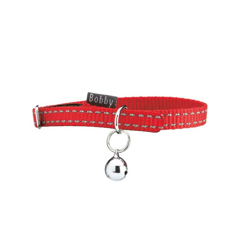 COLLIER CHAT SAFE ROUGE