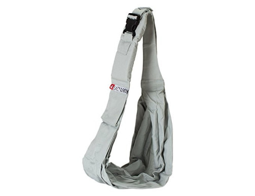 SAC DE TRANSPORT 4LAZYLEGS COTON GRIS MINERAL