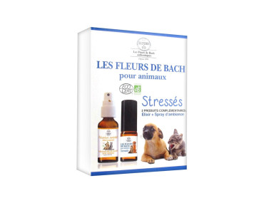 FLEURS DE BACH BIO ÉLIXIR + SPRAY ANIMAUX STRESSÉS