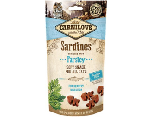 FRIANDISES SEMI-HUMIDES CARNILOVE POUR CHAT À LA SARDINE