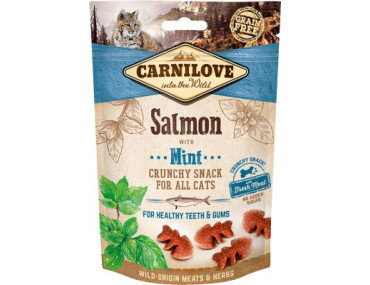 FRIANDISES CRUNCHY CARNILOVE POUR CHAT AU SAUMON