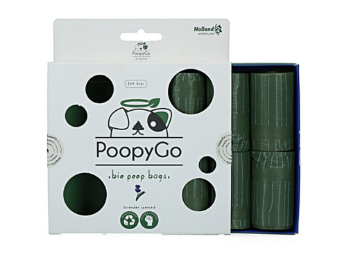 PACK DE SACS À CROTTES POOPYGO BIO LAVANDE