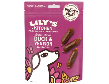 MINI FRIANDISES SAUCISSE CANARD/CHEVREUIL LILYS KITCHEN