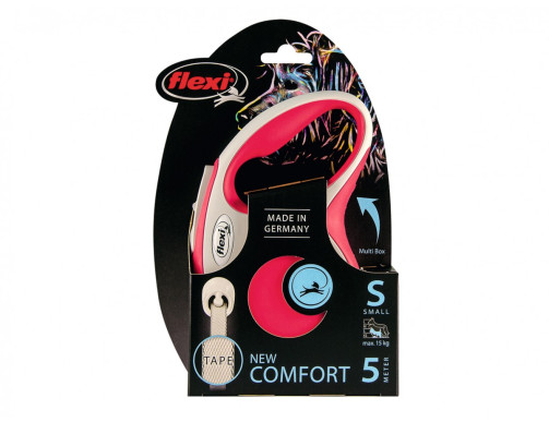 FLEXI CONFORT SANGLE S ROUGE 5M