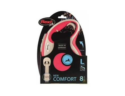 FLEXI CONFORT SANGLE L ROUGE 8M